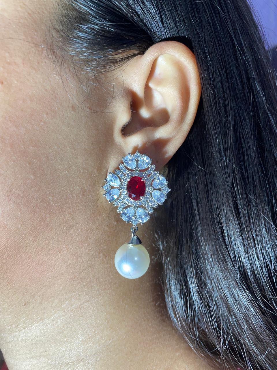 PEARL DROP EARRINGS