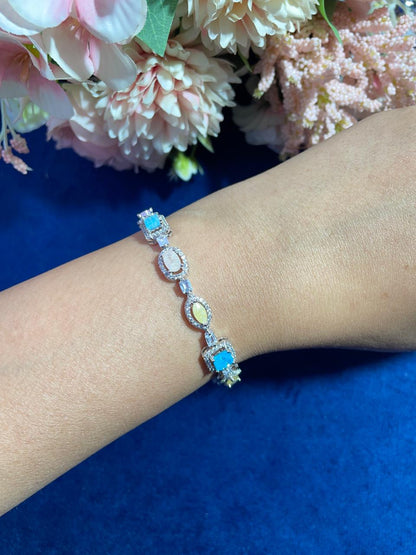 MULTI STONE SHAPE BRACELET