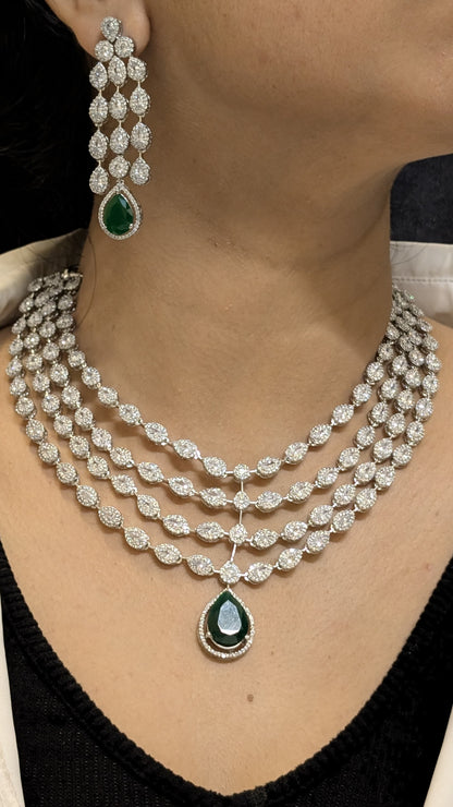 prerna cz diamond necklace