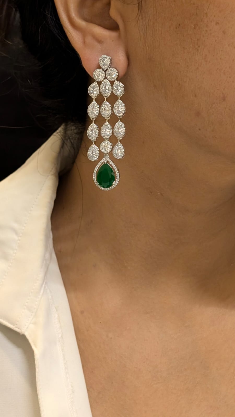 prerna cz diamond necklace